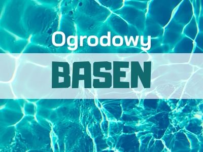 Basen w ogrodzie