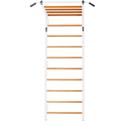 Drabinka gimnastyczna metal-drewno 232x85 cm z drążkiem do ćwiczeń Endorfit EH-DG22