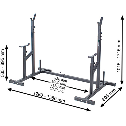 Stojaki pod sztangę łączone z asekuracją Endorfit EH-S004
