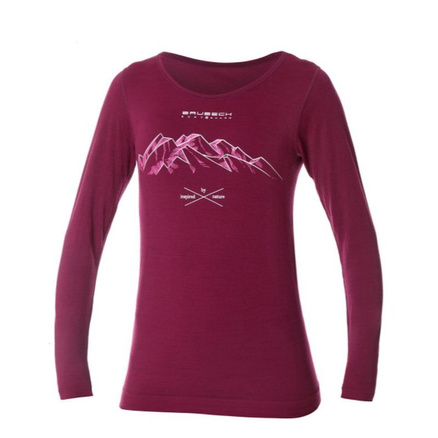 Koszulka damska Outdoor Wool LS14150A Brubeck