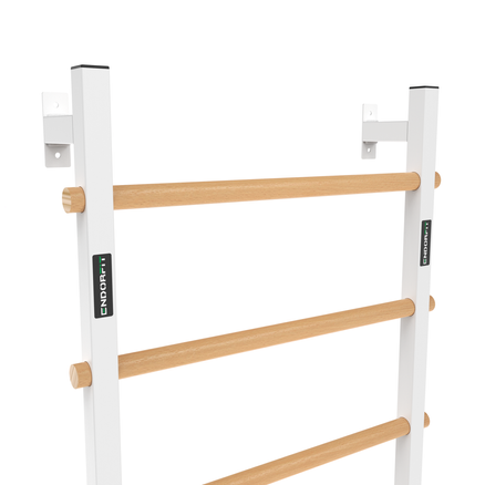 Drabinka gimnastyczna metal-drewno 210x75 cm z drążkiem do ćwiczeń Endorfit
