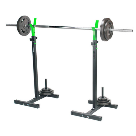 Stojaki pod sztangę z asekuracją i miejscem na obciążenia Endorfit EH-S005