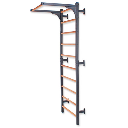 Drabinka gimnastyczna metal-drewno 232x85,5 cm z drążkiem do ćwiczeń Endorfit EH-DG21