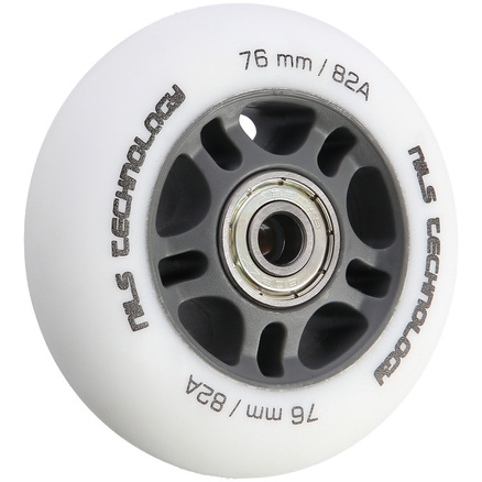 Kółka do łyżworolek PU 82A 4 szt. + ABEC-9 Chrome 8 szt. Nils Extreme