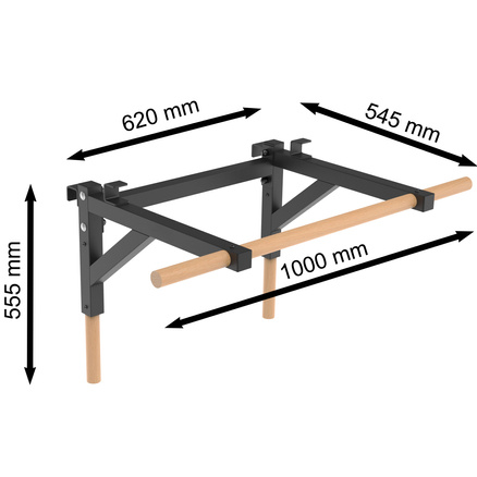 Szeroki drążek do drabinek 2w1 do dipów/podciągania Endorfit EH-DA32