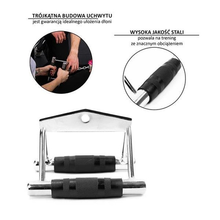 Uchwyt do wyciągu podwójny UW04 HMS