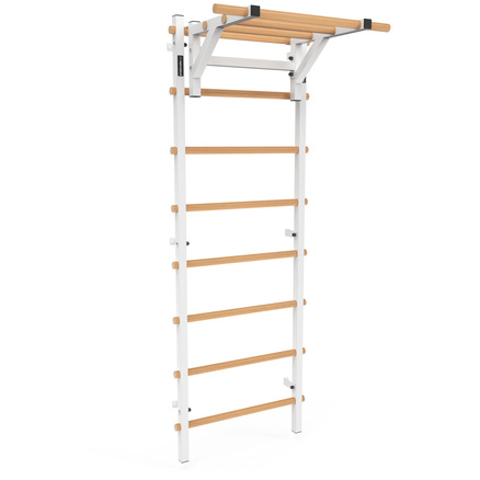 Drabinka gimnastyczna metal-drewno 210x75 cm z drążkiem do ćwiczeń Endorfit