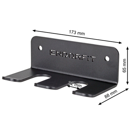 Uchwyt wieszak ścienny na 2 gryfy sztangi Endorfit EH-S201-2