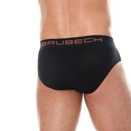 Slipy męskie rowerowe z wkładką BE10150 Brubeck