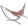 Stelaż do hamaka stalowy Endorfit + hamak 2-osobowy 200x150 cm 