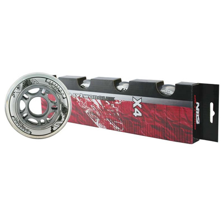 Kółka do łyżworolek PU 82A Nils 4 szt.