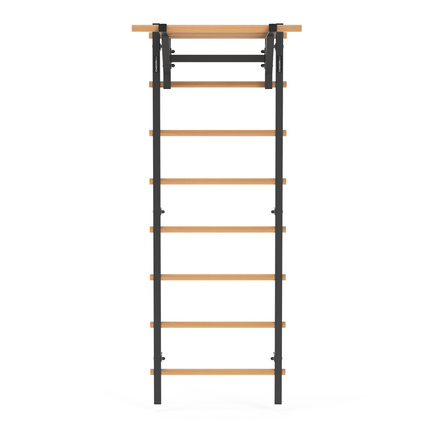 Drabinka gimnastyczna metal-drewno 210x75 cm z drążkiem do ćwiczeń Endorfit