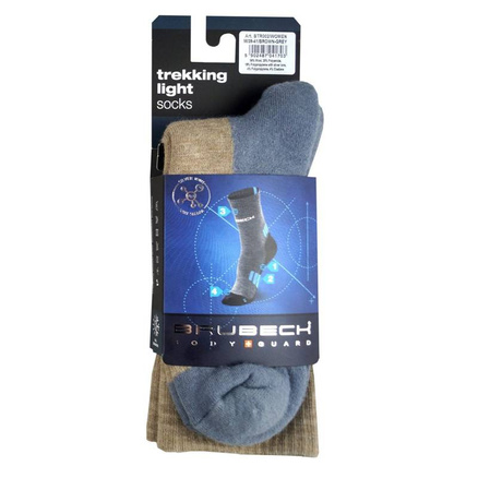 Skarpety trekkingowe damskie Trekking Light BTR002/W Brubeck