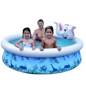 Basen ogrodowy rozporowy 205x47cm 3D Elephant 17821 Avenli