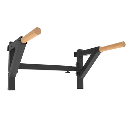 Drabinka gimnastyczna metal-drewno 210x75 cm z drążkiem do dipów, pompek ENDORFIT