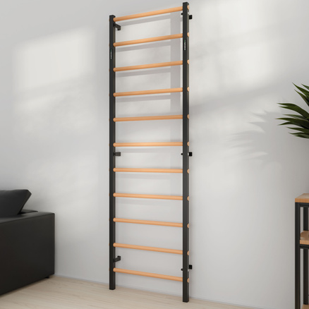 Drabinka gimnastyczna metal-drewno 240x75 cm Endorfit EH-DG05