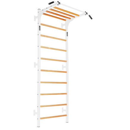 Drabinka gimnastyczna metal-drewno 232x85 cm z drążkiem do ćwiczeń Endorfit EH-DG22