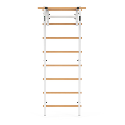 Drabinka gimnastyczna metal-drewno 210x75 cm z drążkiem do ćwiczeń Endorfit
