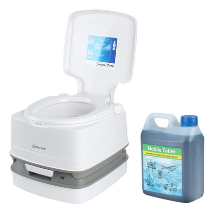 THETFORD Toaleta turystyczna Qube MT 12L + płyn Moblie Toilet 2L
