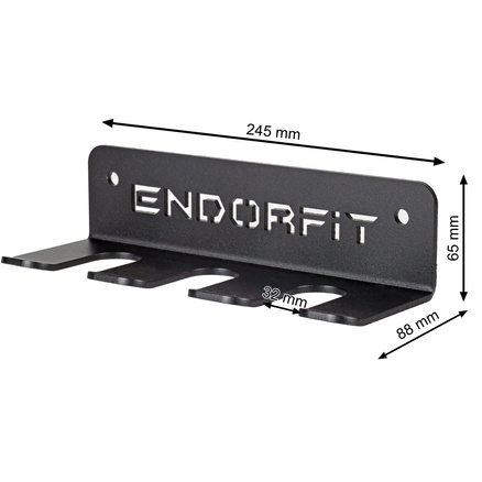 Uchwyt wieszak ścienny na 3 gryfy sztangi Endorfit EH-S201-3