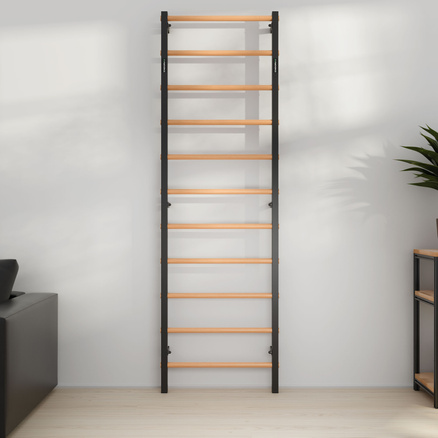 Drabinka gimnastyczna metal-drewno 240x75 cm Endorfit EH-DG05