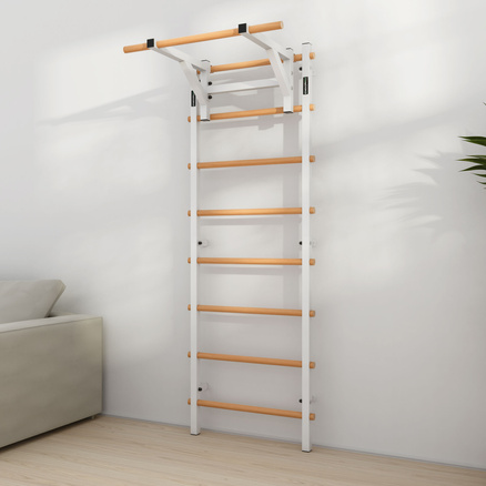 Drabinka gimnastyczna metal-drewno 210x75 cm z drążkiem do ćwiczeń Endorfit