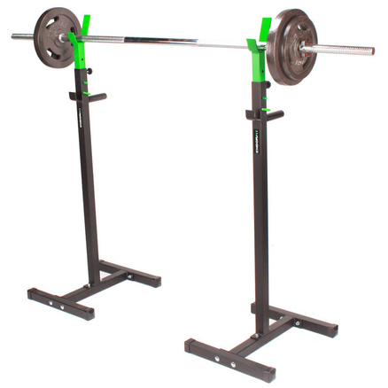 Stojaki pod sztangę z asekuracją i uchwytami do dipów Endorfit EH-S006