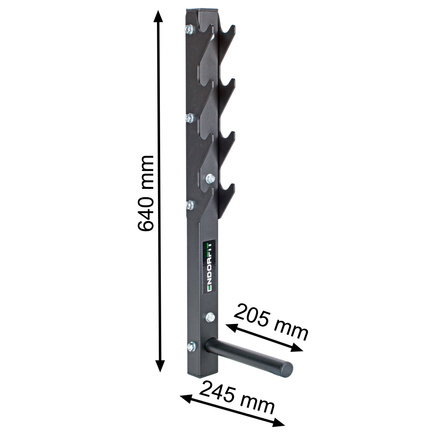 Uchwyt na gryfy i obciążenia ścienny Endorfit EH-S102