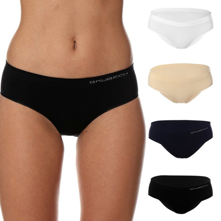 Majtki damskie 4 szt. Hipster Comfort Cotton HI00043A Brubeck