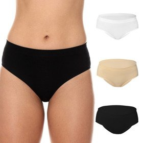 Majtki damskie 3 szt. Hipster Classic Comfort Cotton HI00090A Brubeck