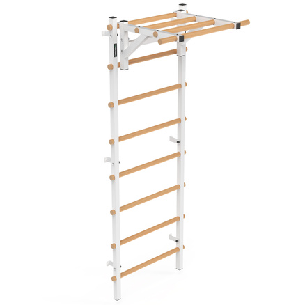 Drabinka gimnastyczna metal-drewno 210x75 cm z drążkiem do ćwiczeń Endorfit