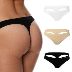 Stringi damskie 3 szt. Comfort Cotton TH00182A Brubeck