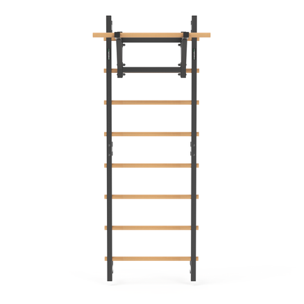 Drabinka gimnastyczna metal-drewno 210x75 cm z drążkiem do ćwiczeń Endorfit