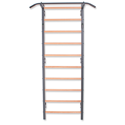 Drabinka gimnastyczna metal-drewno z drążkiem do podciągania 231x85,5 cm Endorfit EH-DG14