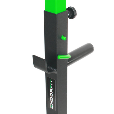 Stojaki pod sztangę z asekuracją i uchwytami do dipów Endorfit EH-S006
