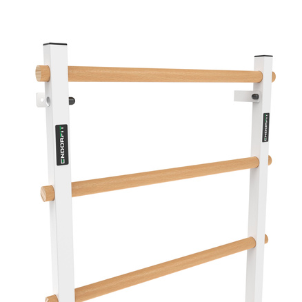 Drabinka gimnastyczna metal-drewno 210x75 cm z drążkiem do ćwiczeń Endorfit