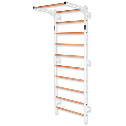 Drabinka gimnastyczna metal-drewno 232x85,5 cm z drążkiem do ćwiczeń Endorfit EH-DG21