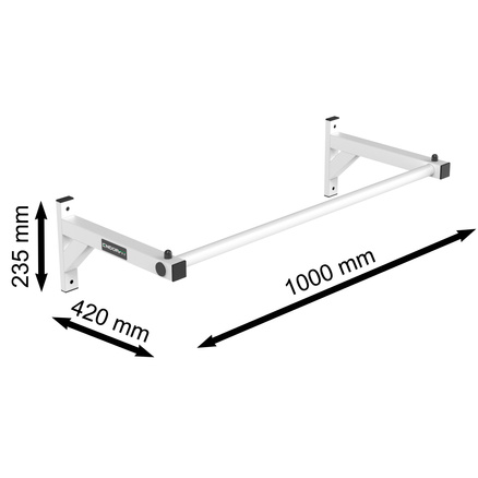 Drążek ścienny/sufitowy do podciągania, uchwyt na worek Endorfit EH-D015