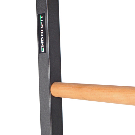 Drabinka gimnastyczna metal-drewno 232x85 cm z drążkiem do ćwiczeń Endorfit EH-DG22