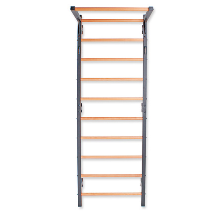 Drabinka gimnastyczna metal-drewno 232x75,5 cm z drążkiem do ćwiczeń Endorfit EH-DG20